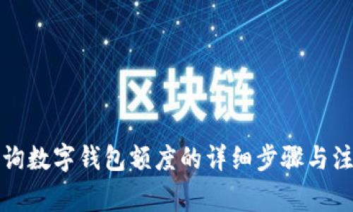 如何查询数字钱包额度的详细步骤与注意事项