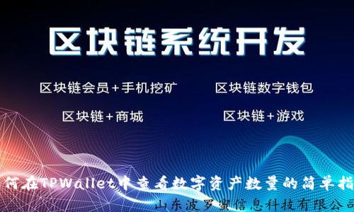 如何在TPWallet中查看数字资产数量的简单指南