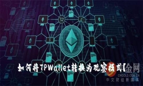 如何将TPWallet转换为观察模式？